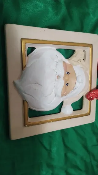 Set Natalizio Ceramica Babbo Natale