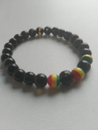 Pulsera Plástico Bandera Senegal Unisex