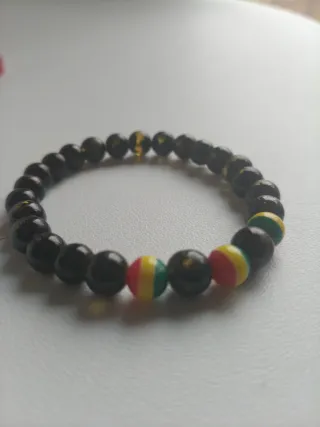 Pulsera Plástico Bandera Senegal Unisex