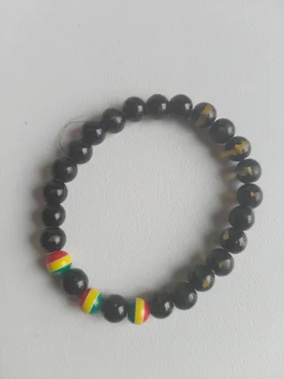 Pulsera Plástico Bandera Senegal Unisex