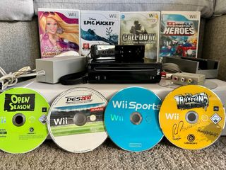 Consola Wii 8 Juegos y accesorios, a toda prueba