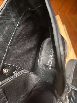 Anfibi Pelle Neri Uomo Tg. 42