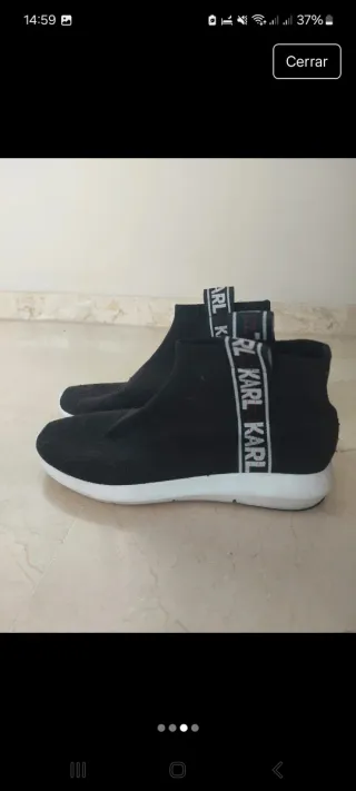 Zapatillas Karl Lagerfeld Negras y Blancas