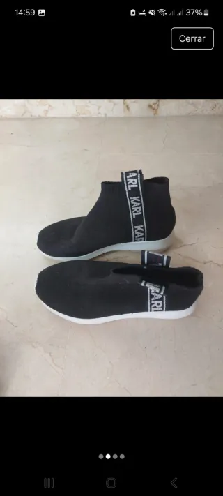 Zapatillas Karl Lagerfeld Negras y Blancas