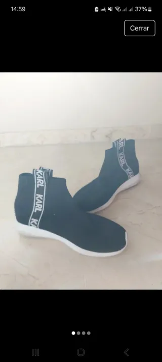 Zapatillas Karl Lagerfeld Negras y Blancas