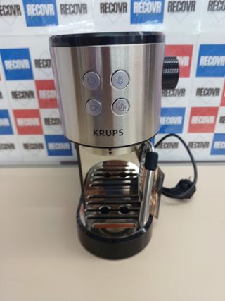 Cafetera espresso 15 bar compacta acero - Krups