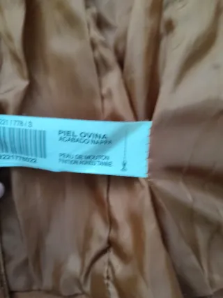 Blazer Zara Piel Talla 38 + Bolso