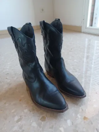 Botas de cowboy negras