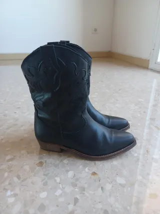 Botas de cowboy negras