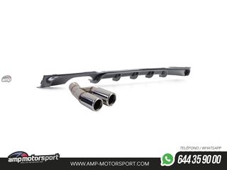 DIFUSOR TRASERO EN CARBONO PARA BMW SERIE 3 F30/F31 + COLA CROMO