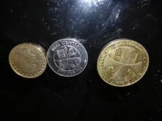 Lote 3 monete 50€: Spagna, Islanda, Francia