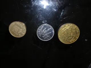 Lote 3 monete 50€: Spagna, Islanda, Francia