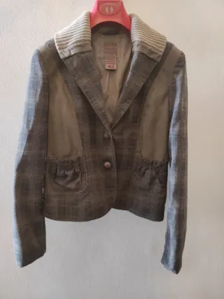 Giacchino Pinko Beige/Grigio Tg. S