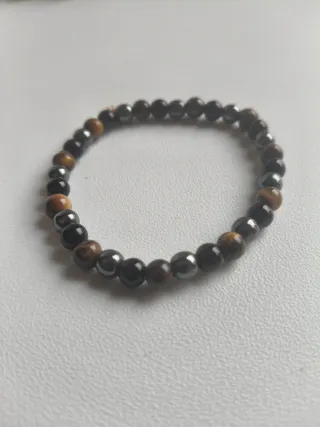 Pulsera Ojo de Tigre Natural Unisex