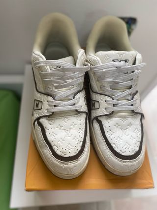 Zapatos Louis Vuitton Blancos y Marrones