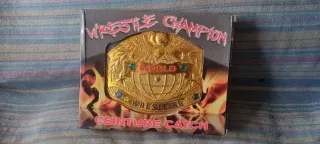 Cinturón de Campeón de Lucha Libre Dorado tipo wwe