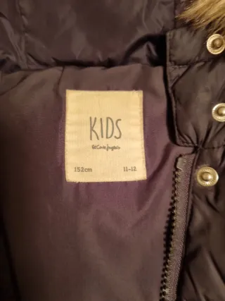 Plumas niña El Corte Inglés capucha pelo