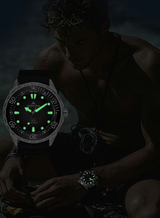 Reloj de buceo solar NORTH EDGE Triton a estrenar