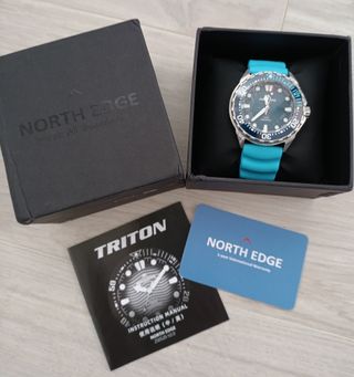 Reloj de buceo solar NORTH EDGE Triton a estrenar