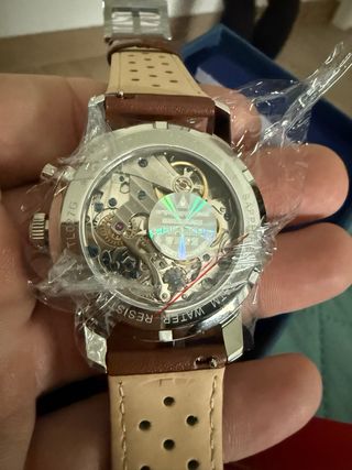 Reloj TOP HILL Cronógrafo Azul y Dorado