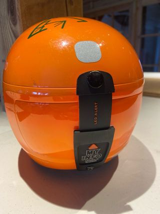 Casco de esquí POCito naranja