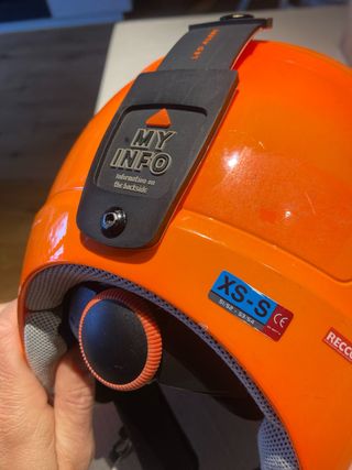 Casco de esquí POCito naranja