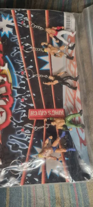 Llaveros Figuras Wrestling WWE King's Catch