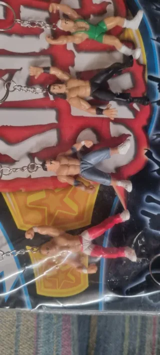 Llaveros Figuras Wrestling WWE King's Catch