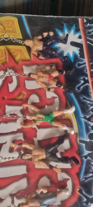 Llaveros Figuras Wrestling WWE King's Catch