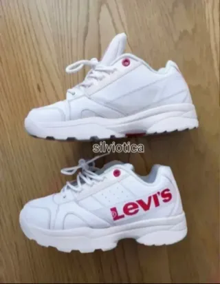 Zapatillas Levi's Rosas y Rojas Talla 38