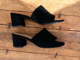 Sandalias / Mule tacón de ante