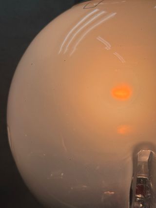 Lámpara colgante vintage cristal y metal