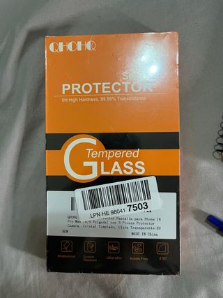 Protettore Schermo Vetro Temperato QHOHQ per iPhone 16 Pro Max