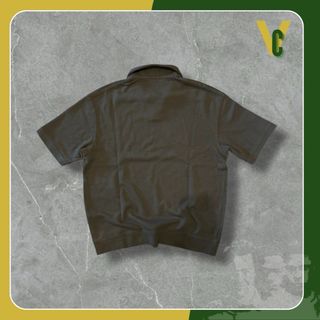 Polo marrón Zara S estilo old money premium