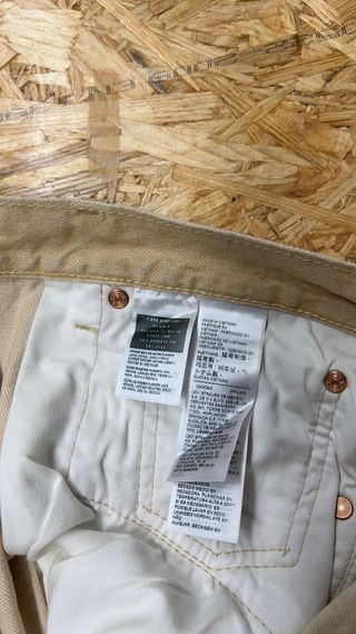 Pantalones Levi's 501 Original Beige