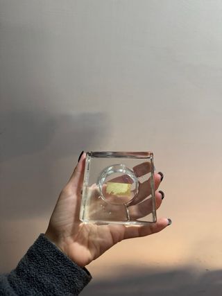 Lotto candele varie + portacandela IKEA