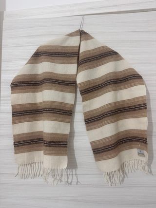 Sciarpa beige a righe Trussardi sport