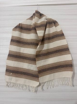 Sciarpa beige a righe Trussardi sport