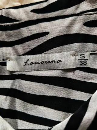 Camisa animal print estampado de zebra