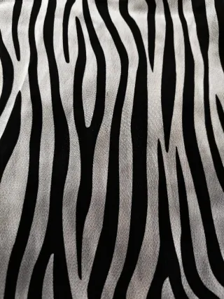 Camisa animal print estampado de zebra