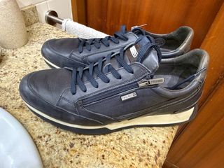 Zapatillas Pikolinos Piel Azul