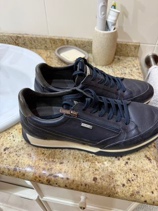 Zapatillas Pikolinos Piel Azul