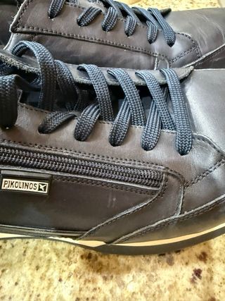 Zapatillas Pikolinos Piel Azul