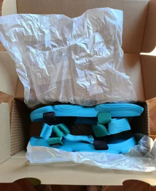 Sandalias Camper Unisex Azul y Verde