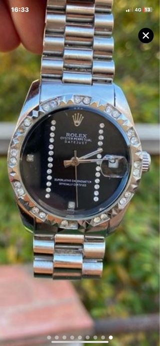 Rolex Datejust Bisel Diamante Automático