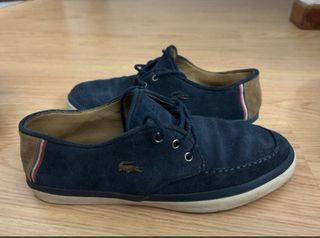 Zapatillas Lacoste Azul Marino y Marrón