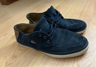 Zapatillas Lacoste Azul Marino y Marrón