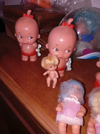 Set di bambole antiche Jesmar Chiki e Barriguitas