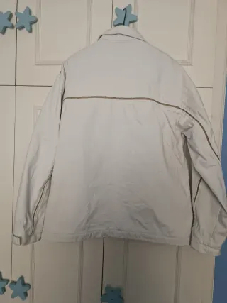 Cazadora vintage Mito blanca y marrón