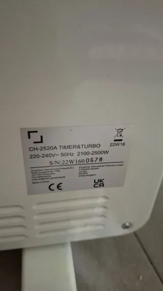 Calefactor Convector Blanco